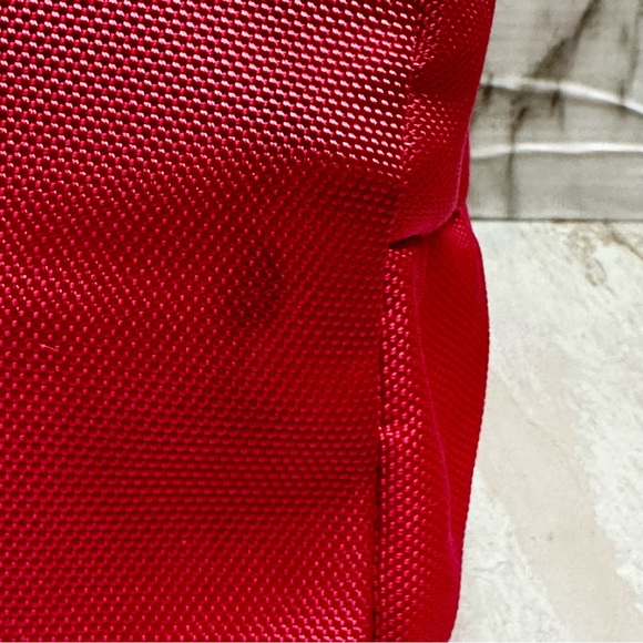 Bold Pink Large Durable Nylon Hobo Tote Bag Single Strap Everyday Multi Pockets - Picture 6 of 14